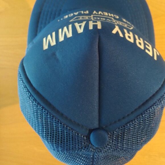 Deadstock Vintage Jerry Hamm Chevrolet Snap Back Trucker Hat - Picture 7 of 9